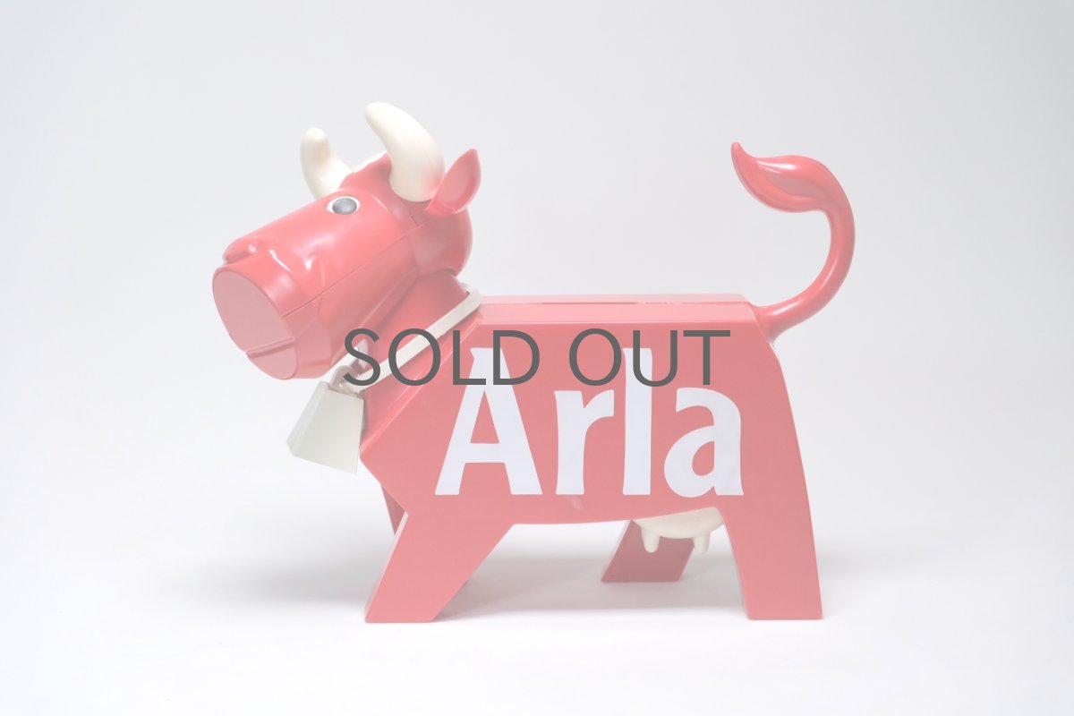 画像1: 北欧ビンテージ雑貨/Arla/アーラ/ノベルティ/ウシの貯金箱 (1)