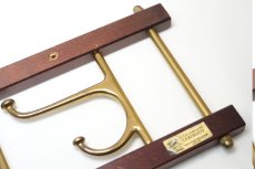画像7: Skogslunds Metallgjuteri社製/ビンテージ真ちゅうウォールハンガー/フック/ 57cm (7)