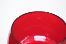 画像5: ビンテージ北欧雑貨/Kaj Franck/カイ・フランク/Wineglass 1111/Nuutajarvi/ヌータヤルヴィ/ワイングラス/レッド (5)