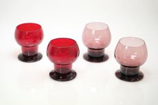 画像6: ビンテージ北欧雑貨/Kaj Franck/カイ・フランク/Wineglass 1111/Nuutajarvi/ヌータヤルヴィ/ワイングラス/パープル (6)
