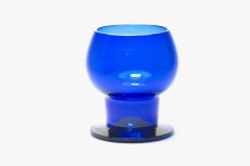 画像1: ビンテージ北欧雑貨/Kaj Franck/カイ・フランク/Wineglass 1111/Nuutajarvi/ヌータヤルヴィ/ワイングラス/ブルー (1)