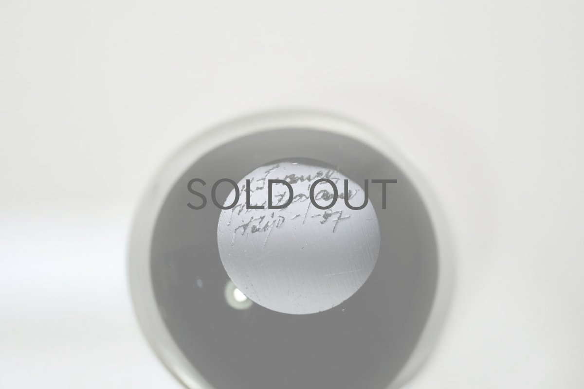 画像4: ビンテージ北欧雑貨/Kaj Franck/カイ・フランク/Nuutajarvi/ニュータヤルヴィ/KF211/Chestnut bowl/Black/No.1 (4)