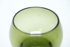 画像3: ビンテージ北欧雑貨/Kaj Franck/カイ・フランク/Wineglass 1111/Nuutajarvi/ヌータヤルヴィ/ワイングラス/オリーブグリーン (3)