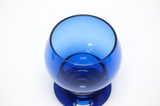 画像2: ビンテージ北欧雑貨/Kaj Franck/カイ・フランク/Wineglass 1111/Nuutajarvi/ヌータヤルヴィ/ワイングラス/ブルー (2)