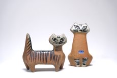 画像8: 北欧ビンテージ/Lisa Larson/リサ・ラーソン/LILLA ZOO /小さな動物園/Gustavsberg/グスタフスベリ/ネコ/ビンテージ/No.1 (8)