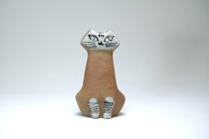 画像1: 北欧ビンテージ/Lisa Larson/リサ・ラーソン/LILLA ZOO /小さな動物園/ネコ/ビンテージ/No.1 (1)