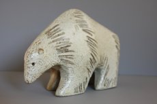 画像2: 北欧雑貨/Lisa Larson リサ・ラーソン アンティーク　STORA ZOO Isbjorn 大きな動物園 シロクマ  (2)
