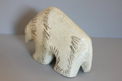 画像1: 北欧雑貨/Lisa Larson リサ・ラーソン アンティーク STORA ZOO Isbjorn 大きな動物園 シロクマ