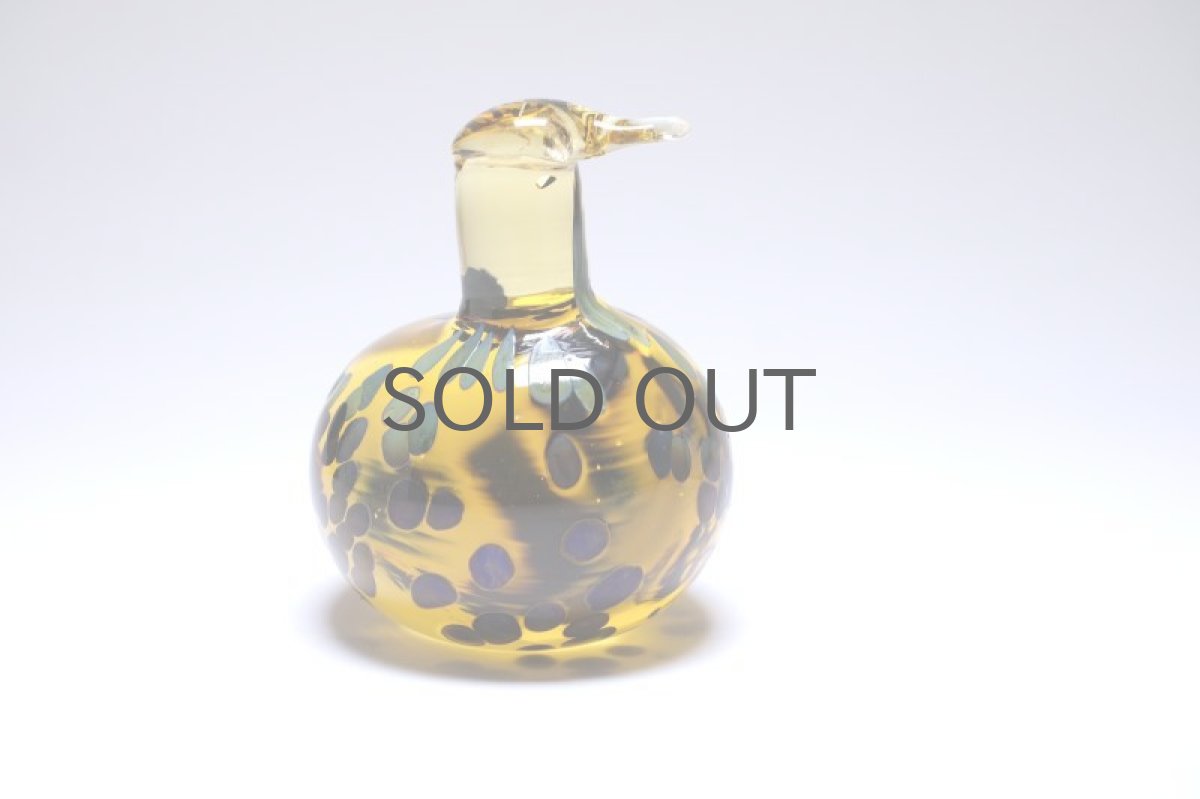 画像6: 北欧アートガラス/ビンテージガラス/Oiva Toikka/オイバ・トイッカ/iittala/イッタラ/Birds/バード/アメリカ輸出バード/イエロー (6)