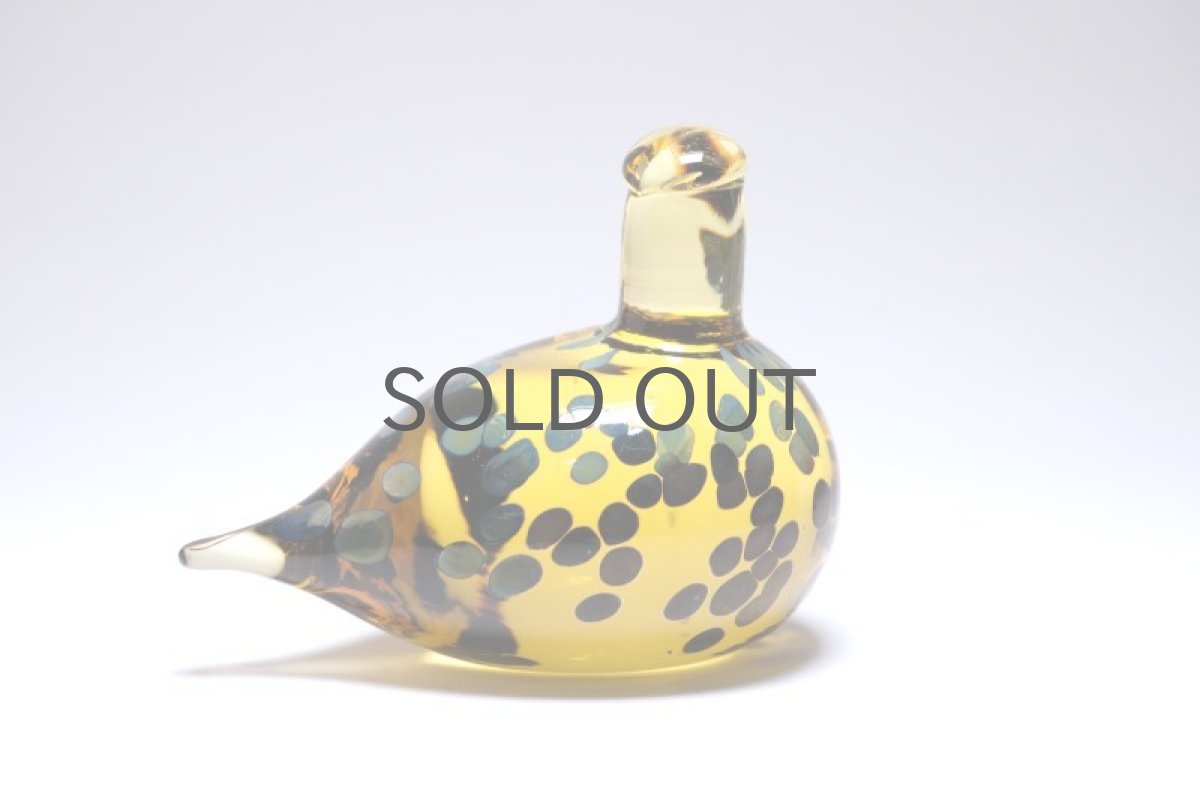 画像5: 北欧アートガラス/ビンテージガラス/Oiva Toikka/オイバ・トイッカ/iittala/イッタラ/Birds/バード/アメリカ輸出バード/イエロー (5)