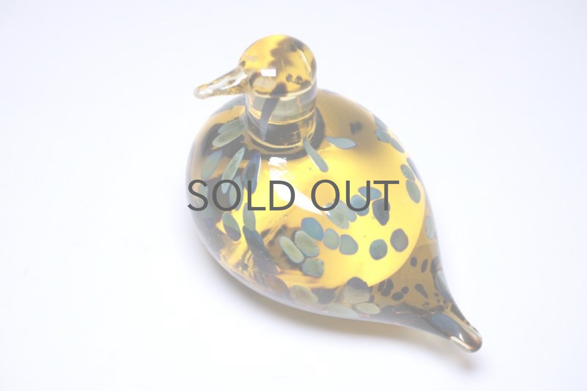 画像4: 北欧アートガラス/ビンテージガラス/Oiva Toikka/オイバ・トイッカ/iittala/イッタラ/Birds/バード/アメリカ輸出バード/イエロー (4)