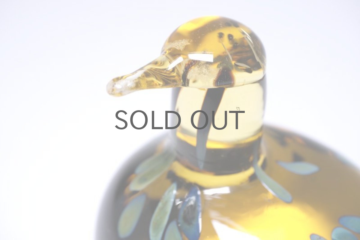 画像2: 北欧アートガラス/ビンテージガラス/Oiva Toikka/オイバ・トイッカ/iittala/イッタラ/Birds/バード/アメリカ輸出バード/イエロー (2)