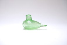 画像1: 北欧アートガラス/iittala/イッタラバード/Oiva Toikka/オイバトイッカ/Hippiainen/ヒッピアイネン/Golden-Crested Kinglet/イエローグリーン (1)