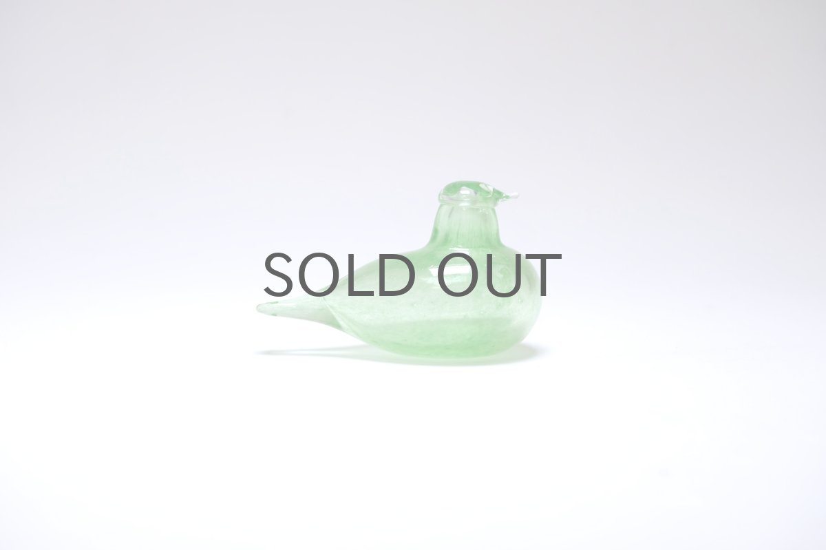 画像5: 北欧アートガラス/iittala/イッタラバード/Oiva Toikka/オイバトイッカ/Hippiainen/ヒッピアイネン/Golden-Crested Kinglet/イエローグリーン (5)