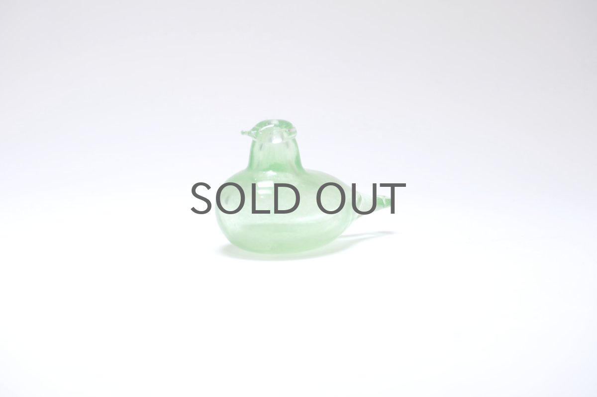 画像2: 北欧アートガラス/iittala/イッタラバード/Oiva Toikka/オイバトイッカ/Hippiainen/ヒッピアイネン/Golden-Crested Kinglet/イエローグリーン (2)