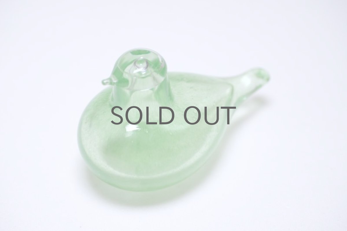 画像4: 北欧アートガラス/iittala/イッタラバード/Oiva Toikka/オイバトイッカ/Hippiainen/ヒッピアイネン/Golden-Crested Kinglet/イエローグリーン (4)