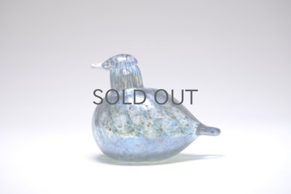 画像1: 北欧アートガラス/ビンテージガラス/Oiva Toikka/オイバ・トイッカ/iittala/イッタラ/Birds/バード/1989年/ラスターブルー (1)