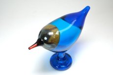 画像7: 北欧アートガラス/ビンテージガラス/Oiva Toikka/オイバ・トイッカ/Nuutajarvi/Birds/バード/Mustanokka/SSKK 2002年 (7)