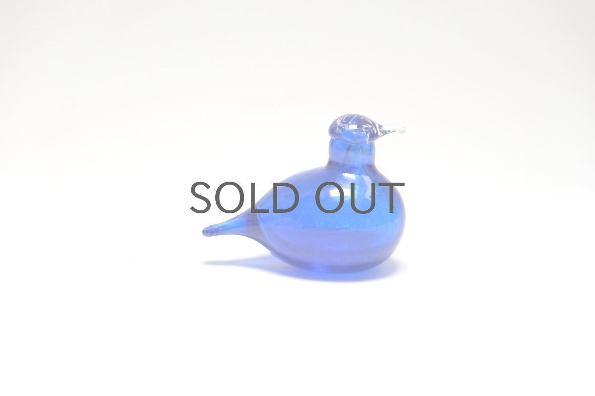 画像5: 北欧アートガラス/iittala/イッタラバード/Oiva Toikka/オイバトイッカ/Nuutajarv/ヌータヤルヴィ/Hippiainen/ヒッピアイネン/Golden-Crested Kinglet/ブルー/No.1 (5)