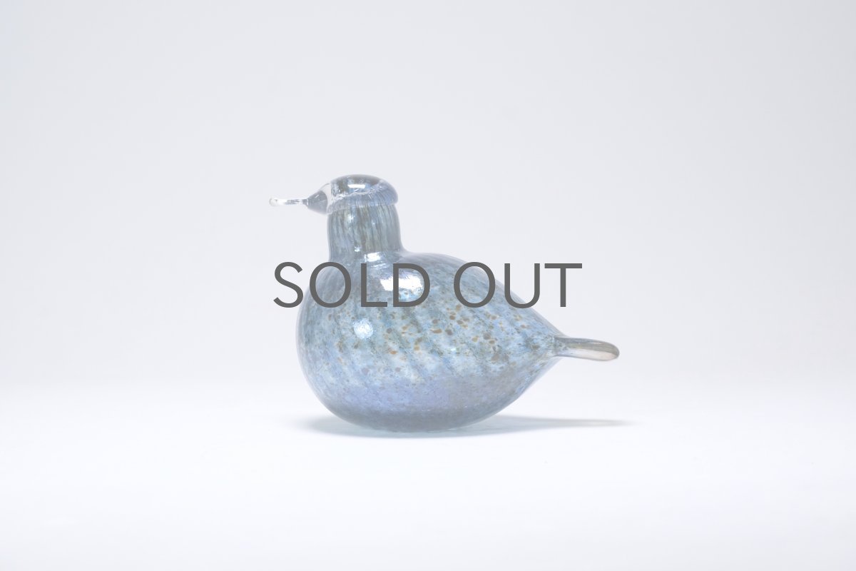 画像1: 北欧アートガラス/ビンテージガラス/Oiva Toikka/オイバ・トイッカ/iittala/イッタラ/Birds/バード/1990年/ラスターブルー (1)