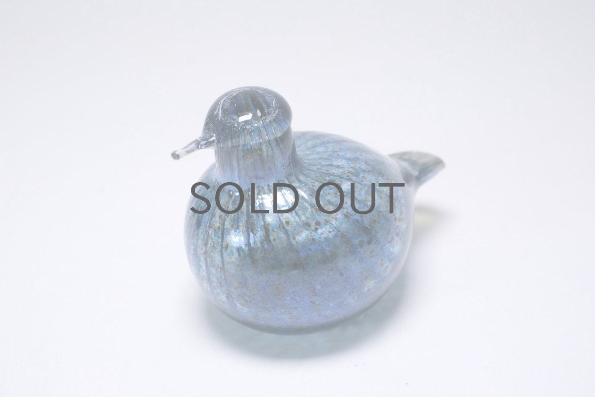 画像3: 北欧アートガラス/ビンテージガラス/Oiva Toikka/オイバ・トイッカ/iittala/イッタラ/Birds/バード/1990年/ラスターブルー (3)