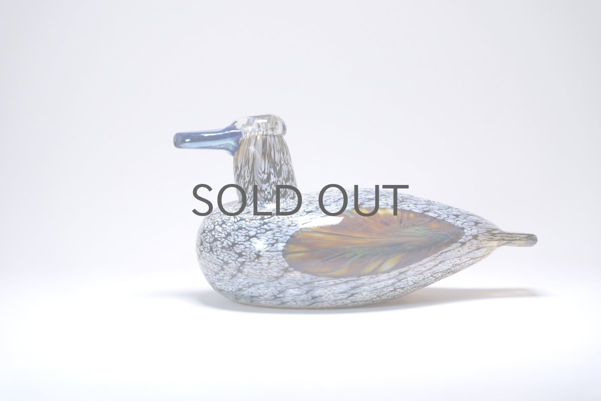 画像1: 北欧アートガラス/ビンテージガラス/Oiva Toikka/オイバ・トイッカ/iittala/イッタラ/Birds/バード/1994年/Female Duck/Sorsanaaras/フェメイルダッグ (1)