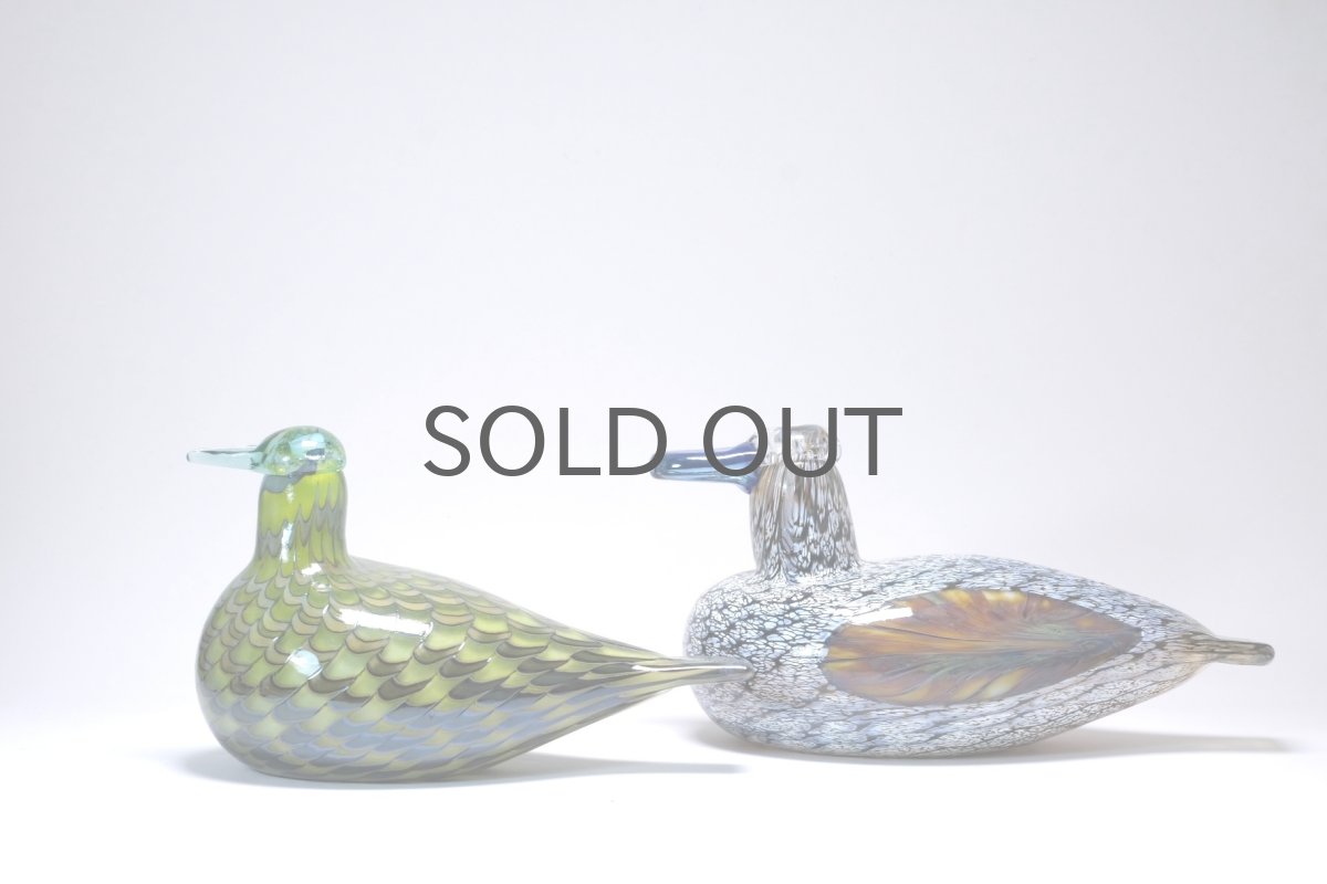 画像7: 北欧アートガラス/ビンテージガラス/Oiva Toikka/オイバ・トイッカ/iittala/イッタラ/Birds/バード/1999年/CommonTeal Female/お母さんカモ (7)
