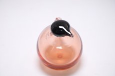 画像6: 北欧アートガラス/ビンテージガラス/Oiva Toikka/オイバ・トイッカ/イッタラ/Birds/バード/Chiff Chaff/Tiltti/サーモンピンク (6)