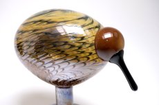 画像4: 北欧アートガラス/ビンテージガラス/Oiva Toikka/オイバ・トイッカ/iittala/イッタラ/Birds/バード/Kultakiwi/Golden kiwi/ゴールデンキウイ/Kotiliesi/2005年 (4)