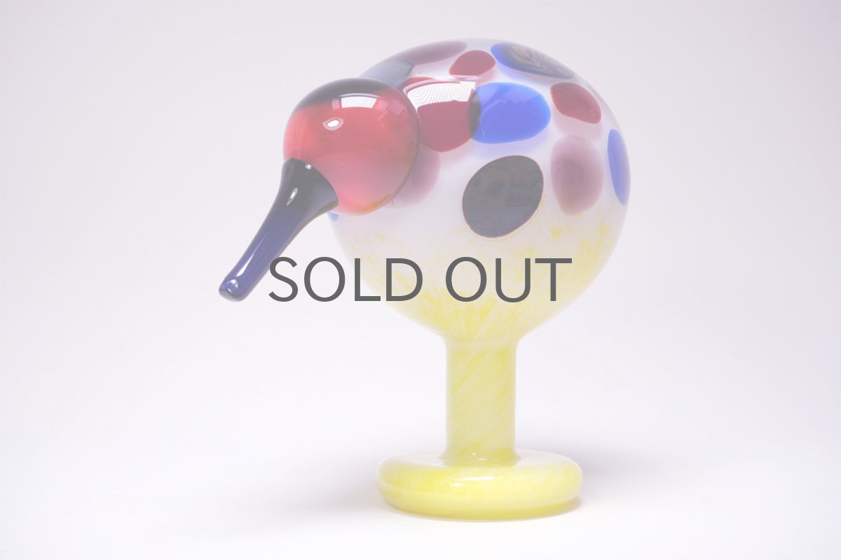 画像2: 北欧アートガラス/Oiva Toikka/オイバトイッカ/NUUTAJARVI/iittala/Birds/バード/Jalokiwi/Jewelled Kiwi/ジュエルドキウイ/No.1 (2)