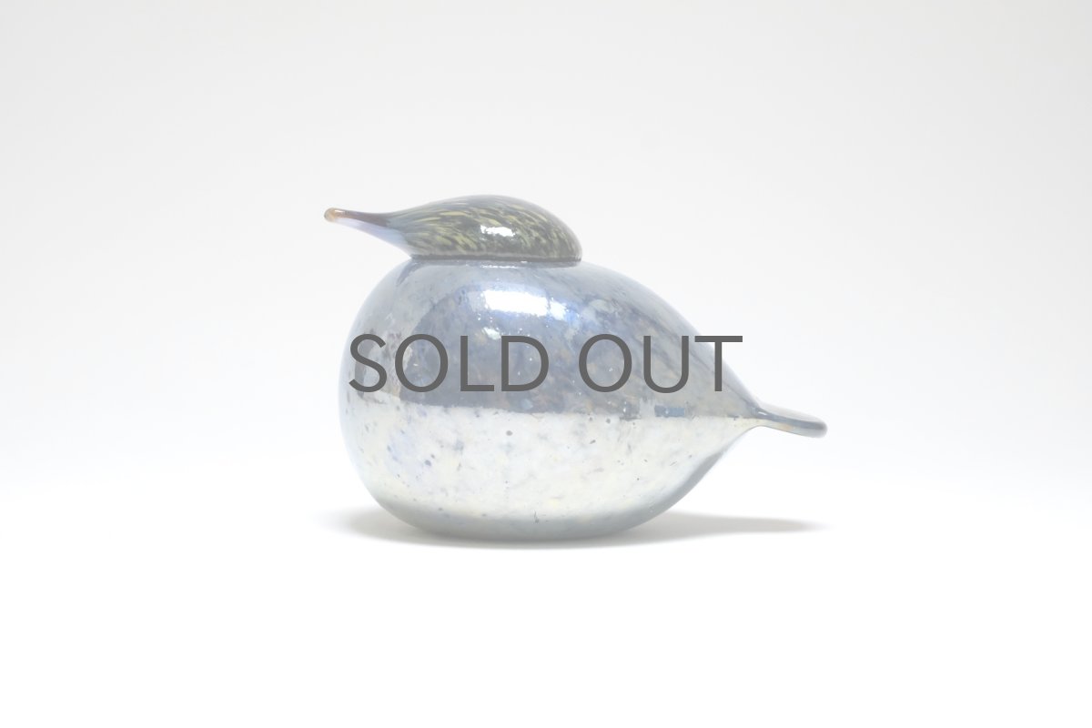画像1: 北欧アートガラス/ビンテージガラス/Oiva Toikka/オイバ・トイッカ/iittala/イッタラ/Birds/バード/kuukunen/Puffball/パフボール/2017年限定/ラスタ (1)