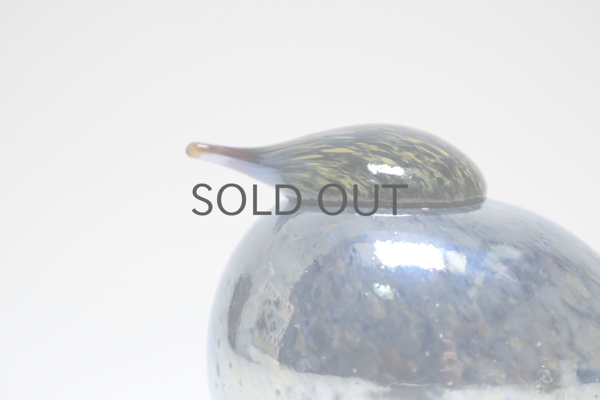画像2: 北欧アートガラス/ビンテージガラス/Oiva Toikka/オイバ・トイッカ/iittala/イッタラ/Birds/バード/kuukunen/Puffball/パフボール/2017年限定/ラスタ (2)