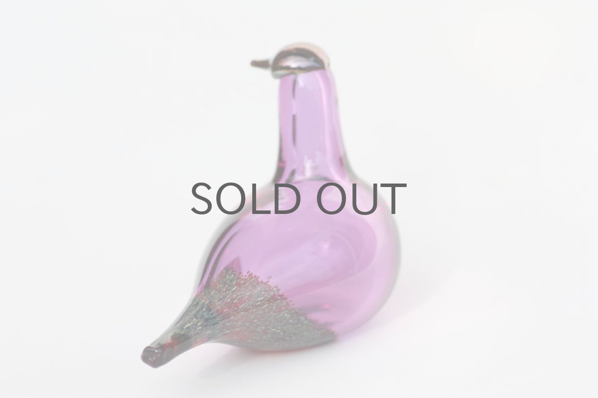画像4: 北欧アートガラス/iittala/イッタラバード/Oiva Toikka/オイバトイッカ/Marsh duck/アメジスト (4)