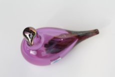 画像9: 北欧アートガラス/iittala/イッタラバード/Oiva Toikka/オイバトイッカ/Marsh duck/アメジスト (9)