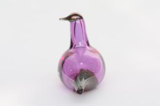 画像6: 北欧アートガラス/iittala/イッタラバード/Oiva Toikka/オイバトイッカ/Marsh duck/アメジスト (6)