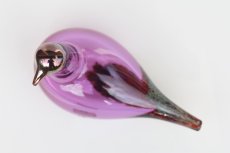 画像8: 北欧アートガラス/iittala/イッタラバード/Oiva Toikka/オイバトイッカ/Marsh duck/アメジスト (8)