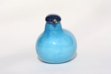 画像2: 北欧アートガラス/ビンテージガラス/Oiva Toikka/オイバトイッカ/iittala/イッタラ/Nuutajarvi/ヌータヤルヴィ/Birds/バード/Little tern/リトルターン/ライトブルー (2)