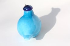 画像3: 北欧アートガラス/ビンテージガラス/Oiva Toikka/オイバトイッカ/iittala/イッタラ/Nuutajarvi/ヌータヤルヴィ/Birds/バード/Little tern/リトルターン/ライトブルー (3)