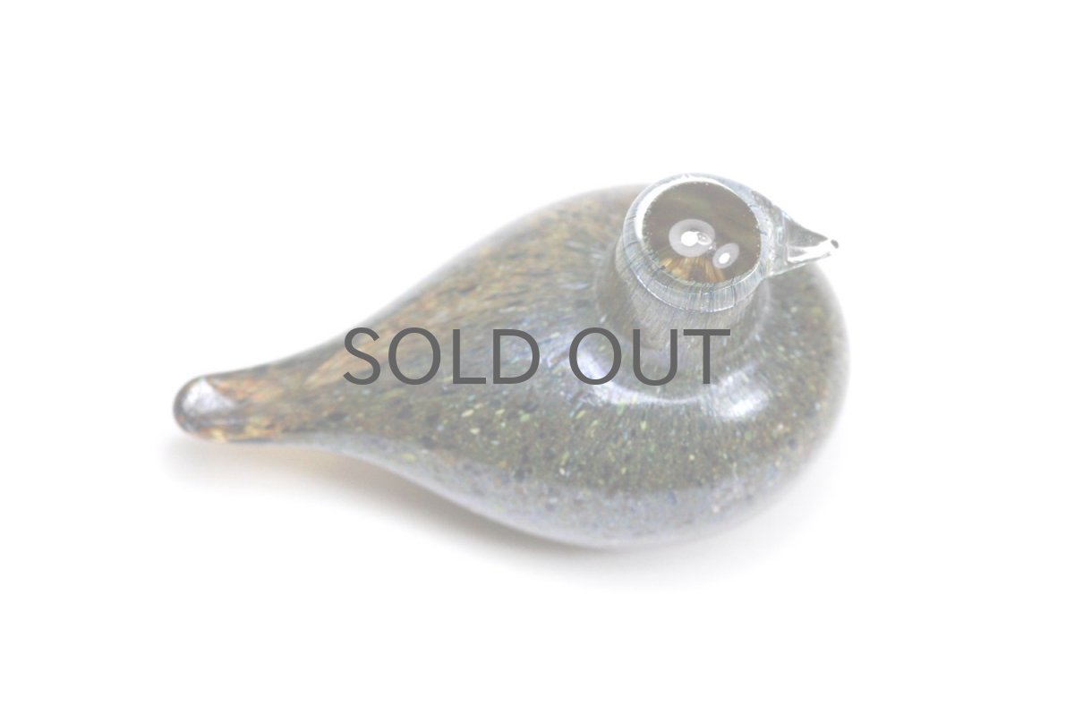 画像5: 北欧アートガラス/iittala/イッタラバード/Oiva Toikka/オイバトイッカ/Golden-Crested Kinglet/ブラウン系 (5)