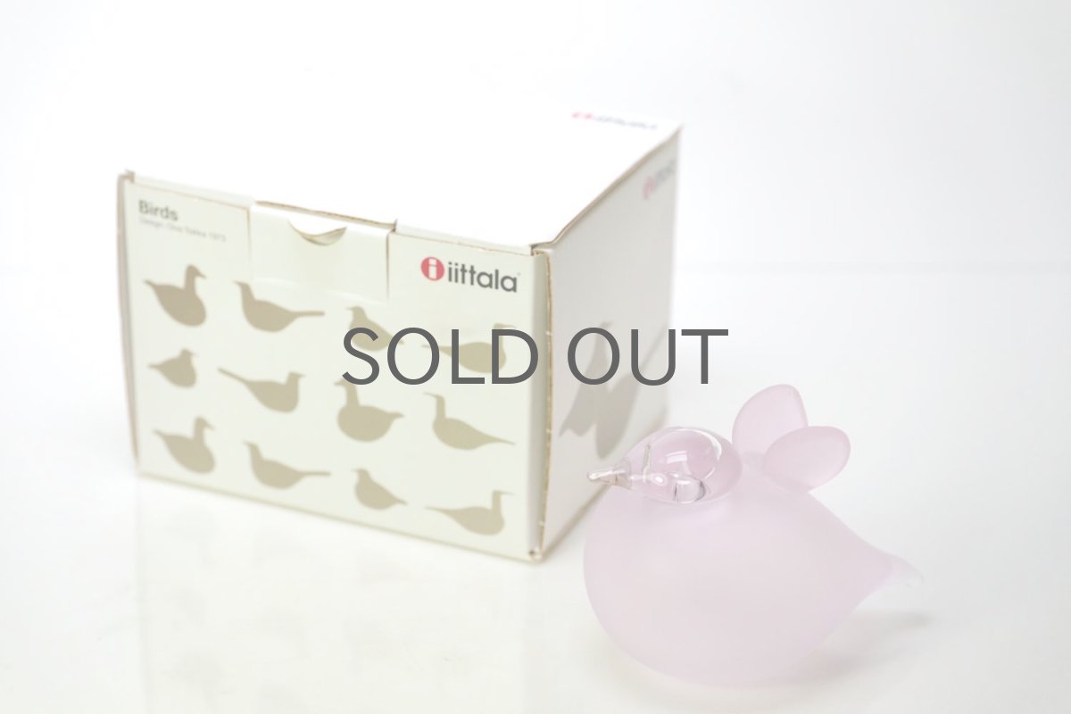 画像8: 北欧アートガラス/ビンテージガラス/Oiva Toikka/オイバ・トイッカ/iittala/イッタラ/Birds/バード/Baby Pink /ベイビーピンク (8)