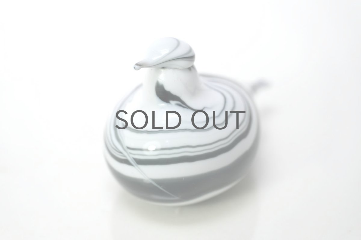 画像2: 北欧アートガラス/ビンテージガラス/Oiva Toikka/オイバ・トイッカ/iittala/イッタラ/Birds/バード/Kivitasku/Wheater (2)