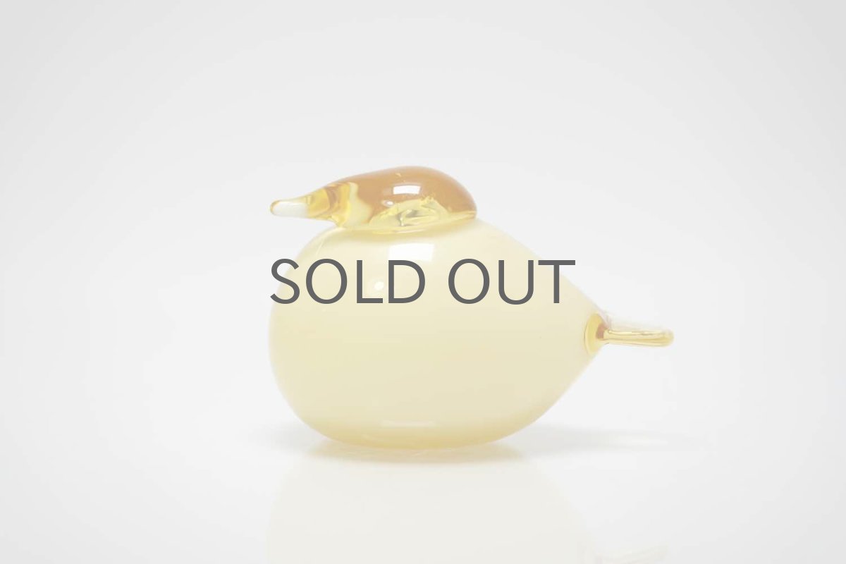 画像1: 北欧アートガラス/iittala/イッタラバード/Oiva Toikka/オイバトイッカ/iittala/イッタラ/Birds/バード/Puffball/パフボール/イエロー (1)