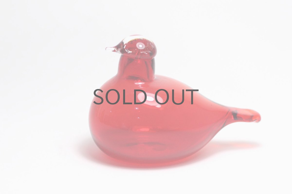 画像1: 北欧アートガラス/ビンテージガラス/Oiva Toikka/オイバ・トイッカ/iittala/イッタラ/Birds/バード/ little turn/リトルターン/ヌータヤルビレッド (1)