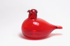 画像1: 北欧アートガラス/ビンテージガラス/Oiva Toikka/オイバ・トイッカ/iittala/イッタラ/Birds/バード/ little turn/リトルターン/ヌータヤルビレッド (1)