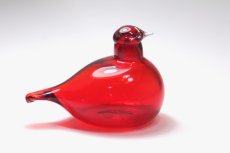 画像3: 北欧アートガラス/ビンテージガラス/Oiva Toikka/オイバ・トイッカ/iittala/イッタラ/Birds/バード/ little turn/リトルターン/ヌータヤルビレッド (3)