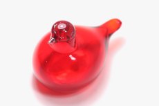 画像2: 北欧アートガラス/ビンテージガラス/Oiva Toikka/オイバ・トイッカ/iittala/イッタラ/Birds/バード/ little turn/リトルターン/ヌータヤルビレッド (2)