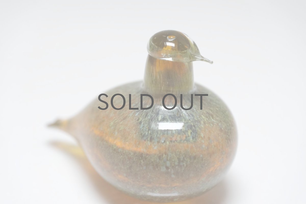 画像2: 北欧アートガラス/iittala/イッタラバード/Oiva Toikka/オイバトイッカ/Golden-Crested Kinglet/半透明ラスタ/No.2 (2)