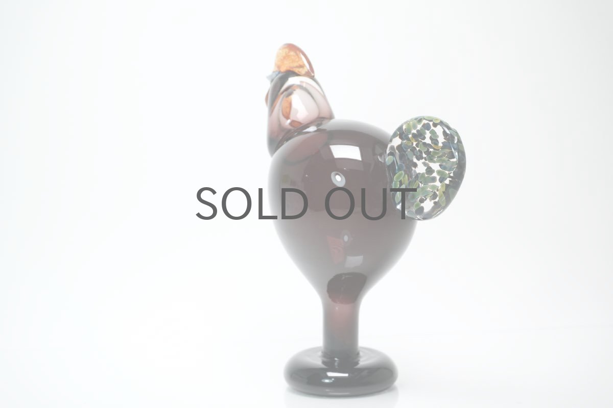 画像9: 北欧アートガラス/ビンテージガラス/Oiva Toikka/オイバ・トイッカ/iittala/イッタラ/Birds/バード/Kukko/Rooster/ルースター/1998年 (9)