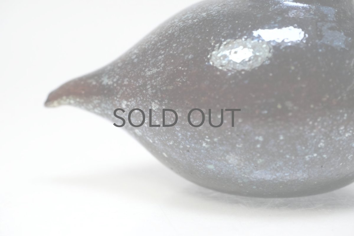 画像5: 北欧アートガラス/iittala/イッタラバード/Oiva Toikka/オイバトイッカ/Golden-Crested Kinglet/ダークボディ＆シルバーラスタ (5)