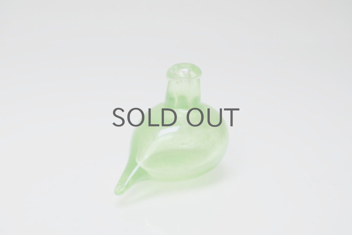 画像4: 北欧アートガラス/iittala/イッタラバード/Oiva Toikka/オイバトイッカ/Golden-Crested Kinglet/ライムグリーン (4)